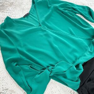 Elegant Green Blouse